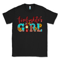 Black firefighter son girl Classic Tee - HRA Design Shop
