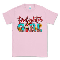 Bubblegum Pink firefighter son girl Classic Tee - HRA Design Shop