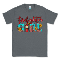 Charcoal Heather firefighter son girl Classic Tee - HRA Design Shop