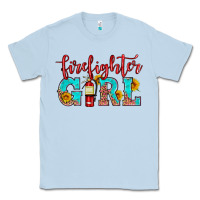 Dusty Blue firefighter son girl Classic Tee - HRA Design Shop
