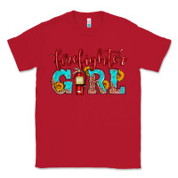 Red firefighter son girl Classic Tee - HRA Design Shop