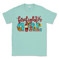 Seafoam firefighter son girl Classic Tee - HRA Design Shop