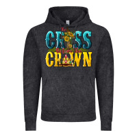 Vintage Black the cross before the crown Vintage Hoodie - texasbilliewilder
