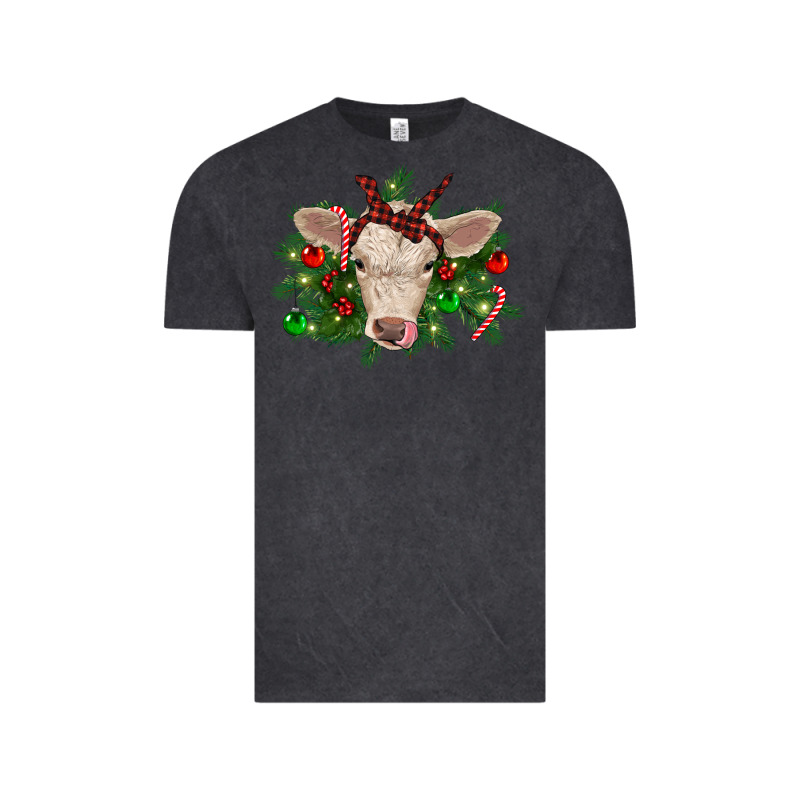 Christmas Charolais Calf Vintage Tee by RanaPortraitStore | Teevron