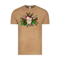 Vintage Camel Christmas charolais calf Vintage Tee - RanaPortraitStore