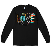 Black love nurse Long Sleeve Tee - CowhideDigitalArt