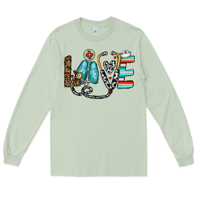 Love Nurse Long Sleeve Tee by CowhideDigitalArt | Teevron