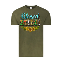 Vintage Olive blessed mimi Vintage Tee - BarkalooDesign