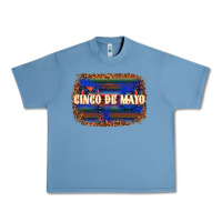 Pebble Blue Cinco de Mayo Urban Heavy Tee - texasbilliewilder