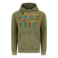 Vintage Olive this is how i fight my battles Vintage Hoodie - texasbilliewilder