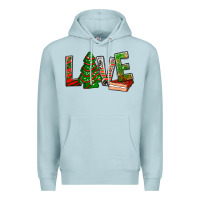 Blue Mist Love Christmas tree cake Premium Hoodie - NancyCooperArtShop