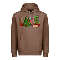 Chestnut Love Christmas tree cake Premium Hoodie - NancyCooperArtShop