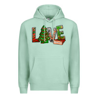 Seafoam Love Christmas tree cake Premium Hoodie - NancyCooperArtShop