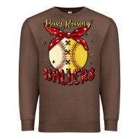 Chestnut busy raising ballers malia Premium Sweatshirt - MaliasSmallBusiness