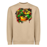 Mushroom juneteenth lips Heavyweight Sweatshirt - Zillion Design Studio