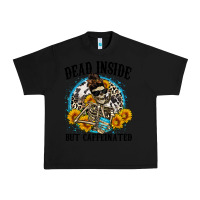 Black dead inside but caffeinated Urban Heavy Tee - Zillion Design Studio