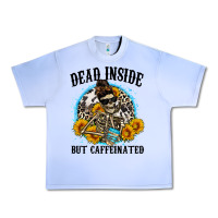 Grape Ice dead inside but caffeinated Urban Heavy Tee - Zillion Design Studio