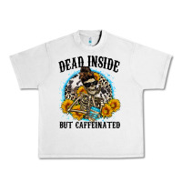 Lunar Rock dead inside but caffeinated Urban Heavy Tee - Zillion Design Studio