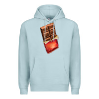Blue Mist chocolate Premium Hoodie - AdoDesignShop