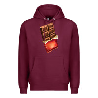 Burgundy chocolate Premium Hoodie - AdoDesignShop