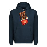 Navy chocolate Premium Hoodie - AdoDesignShop