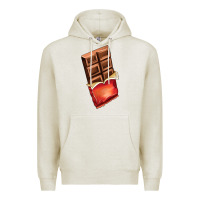 Oatmeal Heather chocolate Premium Hoodie - AdoDesignShop
