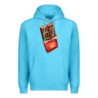 Ocean Blue chocolate Premium Hoodie - AdoDesignShop