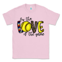 Bubblegum Pink for the love of the game softball Classic Tee - CowhideDigitalArt