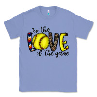 Colony Blue for the love of the game softball Classic Tee - CowhideDigitalArt