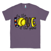 Lavender for the love of the game softball Classic Tee - CowhideDigitalArt