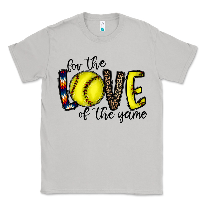 For The Love Of The Game Softball Classic Tee by CowhideDigitalArt | Teevron