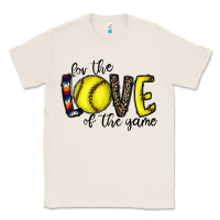 Natural for the love of the game softball Classic Tee - CowhideDigitalArt