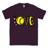 Plum for the love of the game softball Classic Tee - CowhideDigitalArt