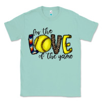 Seafoam for the love of the game softball Classic Tee - CowhideDigitalArt
