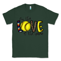 Sports Green for the love of the game softball Classic Tee - CowhideDigitalArt