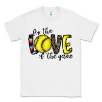 White for the love of the game softball Classic Tee - CowhideDigitalArt