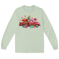 Matcha valentine's day truck photography love side view Long Sleeve Tee - FaDigitalArtStudio