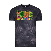 Cloud Black love summer with watermelon tbw Vintage Tee - texasbilliewilder