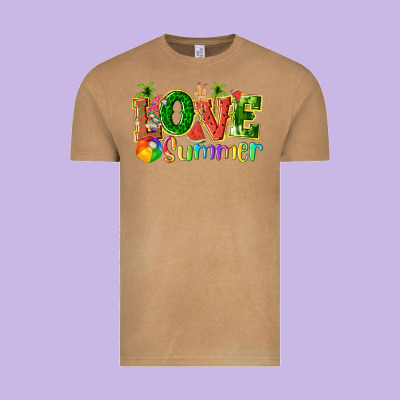 Love Summer With Watermelon Tbw Vintage Tee Designed By Texasbilliewilder
