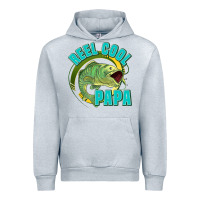 Heather Grey reel cool papa Urban Hoodie - Jasminsmagicworld