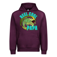 Mauve Wine reel cool papa Urban Hoodie - Jasminsmagicworld
