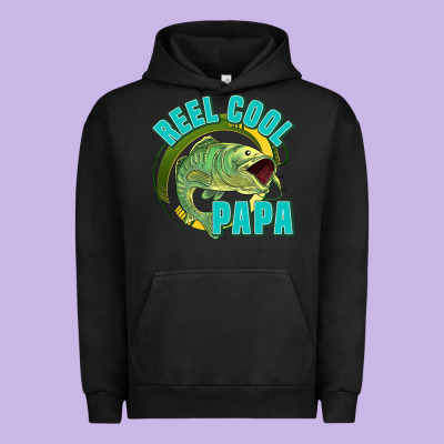 Reel Cool Papa Urban Hoodie Designed By Jasminsmagicworld