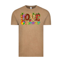 Vintage Coffee love summer with strawberry Vintage Tee - texasbilliewilder