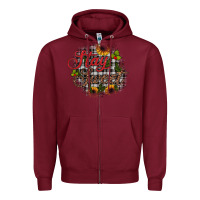 Burgundy stay sweet wood slice ornament Zipper Hoodie - JahusDesignShop