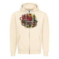 Sandshell stay sweet wood slice ornament Zipper Hoodie - JahusDesignShop
