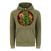 Vintage Olive Christmas Tree Vintage Hoodie - RanaPortraitStore