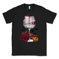 Black halloween roses wine Classic Tee - FaDigitalArtStudio