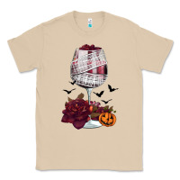 Mushroom halloween roses wine Classic Tee - FaDigitalArtStudio