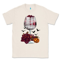 Natural halloween roses wine Classic Tee - FaDigitalArtStudio
