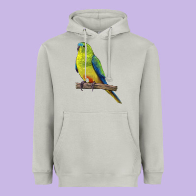 Neophema Parrot Heavyweight Hoodie Designed By Lillyallendesigns